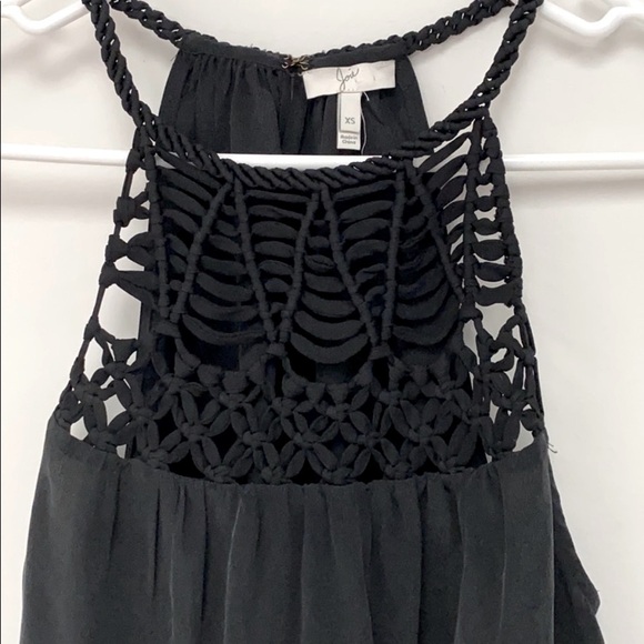 Joie Montara Macramé Sleeveless Silk Top - Picture 6 of 14